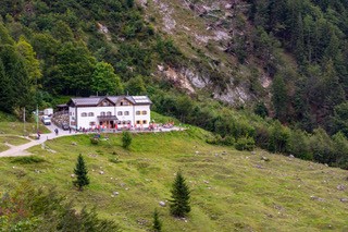 Gaudeamushütte, aus der Ferne